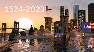 EVOLUTION of New York City 1524  2023  3D Animation [upl. by Thgiwed]