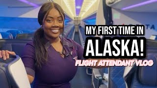 ANCHORAGE ALASKA LAYOVER  Flight Attendant Vlog flightattendant flightattendantvlog [upl. by Aicnom]