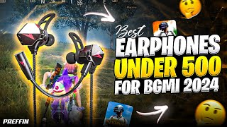 🔥Top 3 Best Earphones under 500 for Bgmi Pubg in 2024  Best Earphones under 500  Gaming Earphones [upl. by Tarrance]