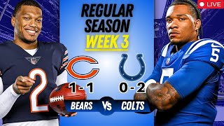 LIVE Indianapolis Colts vs Chicago Bears  NFL Week 3 [upl. by Nedah695]