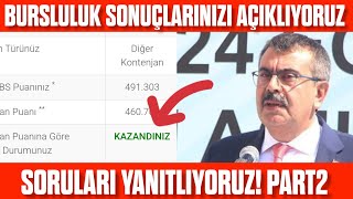 Bursluluk Sınav Sonuçlarınızı Açıklıyoruz PART2 [upl. by Eimaj206]