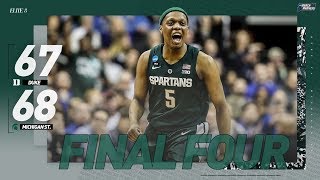 Duke vs Michigan State Spartans advance to 2019 Final Four [upl. by Anauqal]