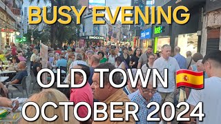 BENIDORM 🇪🇸 RUSH HOUS OLD TOWN OCTOBER 2024  4KHDR Walking Tour costablanca marcelnature [upl. by Eillime]