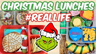 CHRISTMAS LUNCH IDEAS  REAL LIFE LUNCHES  NICOLE BURGESS LUNCHBOX [upl. by Korey411]