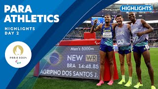 🏃‍♀️Para Athletics Highlights  Day 2  Paris 2024 Paralympic Games [upl. by Ecirual]