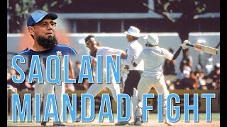 The Real Story behind Javed Miandad amp Saqlain Mushtaqs Fight [upl. by Ahseniuq]