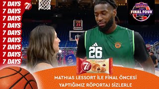 Mathias Lessort ile final öncesi ÖZEL RÖPORTAJ [upl. by Nitaf441]