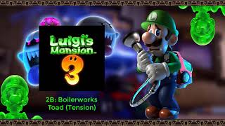 Luigis Mansion 3 Music  2B Boilerworks Toad Tension [upl. by Aniuqahs]