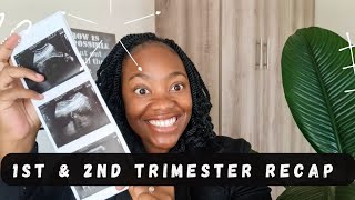 PREGNANCY SERIES 1st amp 2nd Trimester Recap  Are we ready Symptoms Cravings Bump Update [upl. by Eniamej]