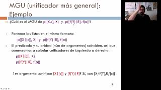 El MGU en programación lógica  26  UPV [upl. by Anwahsal]