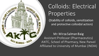 Colloids Stability Sensitization and Protection [upl. by Acirfa668]