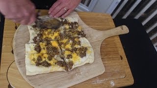 BISCUIT AND GRAVY PIZZA  GrateTV [upl. by Rokach]