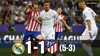 Real Madrid vs Atlético de Madrid 53 Final quotUCLquot La quotUndecimaquot 28052016 [upl. by Warfourd]