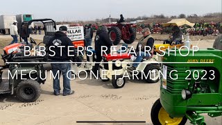 Mecum 2023 Gone Farming spring auction driving with Antique Engine and Tractor association [upl. by Shermie]