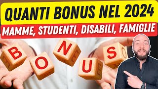 BONUS 2024 INPS quali sono e a chi spettano [upl. by Frame]