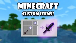 How To Create Custom Items in Minecraft 120 [upl. by Nilats]