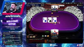 DAY 2 1k Prime 10k buyins and Venom WPT GTO BBZ [upl. by Acinyt]