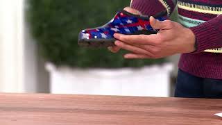 Sloggers Waterproof Patriotic Brushstrokes Garden Shoes on QVC [upl. by Abihsot78]