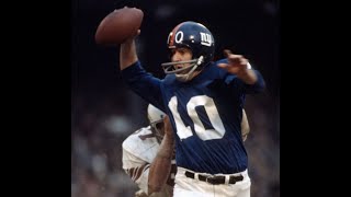 FRAN TARKENTON NEW YORK GIANTS QUARTERBACK 19671971 GEORGIA [upl. by Allisurd]