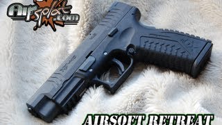 WE XDM 45 GBB Airsoft Pistol OverviewDisassemblyShooting Demonstration [upl. by Neelyk]