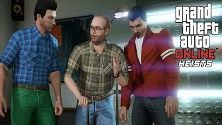 Un Pequeño Banco Para 2 Grandes Atracadores   GTA V ONLINE HEIST [upl. by Afirahs357]