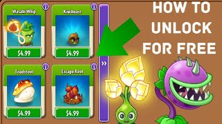 How to Unlock Premium Plants for FREE  WORKING 2024  Plants vs Zombies 2 [upl. by Weatherby244]