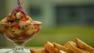 Receta de Ceviche de Champiñones [upl. by Sternlight748]