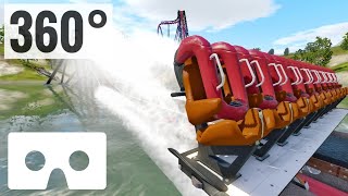 VR Video 360° Roller Coaster Google Cardboard SBS 360 degree VR Box 8K [upl. by Trebloc]