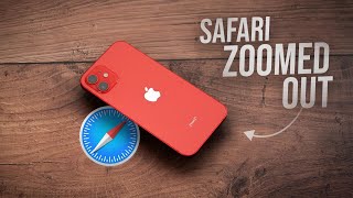 How to Fix Safari Zoomed Out on iPhone tutorial [upl. by Kenimod]