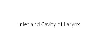 Anatomy of Larynx  Part 2  Inlet and Cavity [upl. by Nuri437]