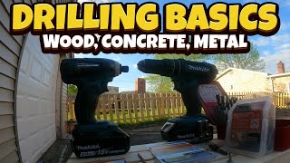 PreDrill Basics amp How To Drill Wood Metal Concrete [upl. by Benedicto468]