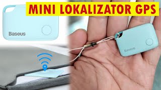 BASEUS Mini Lokalizator GPS Lokalizator Bluetooth Kluczy Alarm [upl. by Yla]