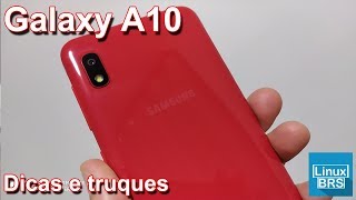 Samsung Galaxy A10  Dicas e truques  Recursos do seu aparelho [upl. by Hospers]