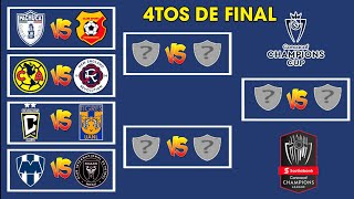 ✅️DEFINIDOS LOS CUARTOS DE FINAL DE LA CONCACHAMPIONS 2024 🔥🔥 [upl. by Sirahs]