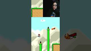 Chicanery Beginner Edition by Buflen Part 2 smw kaizo gaming shorts twitch mario [upl. by Netsirt]