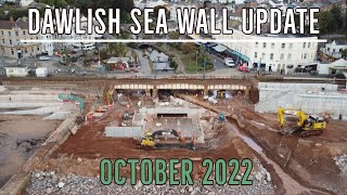 UPDATE The Dawlish Sea Wall Update  October 2022 with Bam Nuttall  8k [upl. by Petras]