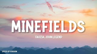 MINEFIELDS  FAOUZIA amp JOHN LEGEND LYRICS [upl. by Maillil]