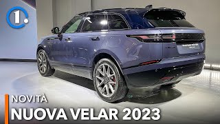 Range Rover Velar ecco comè CAMBIATA con il restyling 2023 [upl. by Wendalyn]