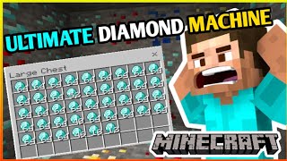 How To Make Diamond Generator Machine In Minecraft PE  Bedrock Edition  CostBoy Gaming [upl. by Ycniuq]