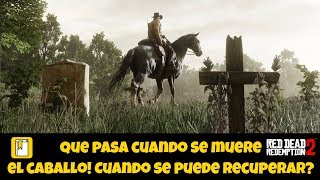 Que pasa cuando muere el caballo Se puede recuperar RDR2 [upl. by Curt22]