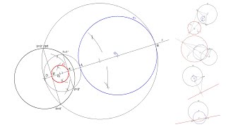 Inversion of a Circle 5 cases Geometric Inversion [upl. by Etat383]