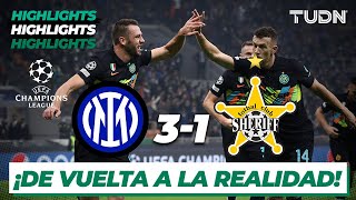 Highlights  Inter 31 Sheriff  Champions League 2122  J3  TUDN [upl. by Wenonah]