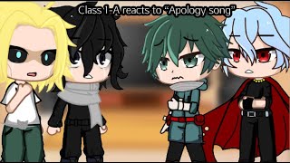 Class 1A reacts to the “Apology song” and the Aftermath [upl. by Aloysius]