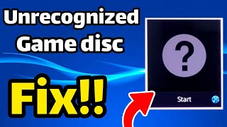 How to fix ps4 Unrecognized game disc at 2021 [upl. by Stein]