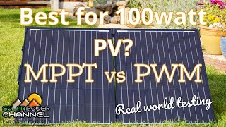 MPPT vs PWM for 100watt Small Solar Panels Which Is Best [upl. by Court]