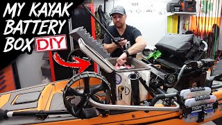 Building A Custom Kayak Battery Box  DIY  Full Build  BEST Kayak Battery Box 2023 [upl. by Lolita]