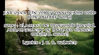 Misty Mountains The Hobbit  Dwarf Song Full extended version with lyrics [upl. by Sorrows]