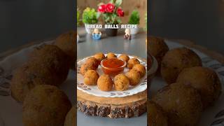 Trending recipe of crispy bread balls recipe shortsvideo recipe snacks potato bread [upl. by Acquah]