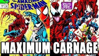 MAXIMUM CARNAGE │ Comic History Episode 100 [upl. by Aicenod]