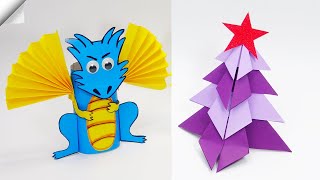 4 DIY christmas paper crafts 2024 [upl. by Lorna]